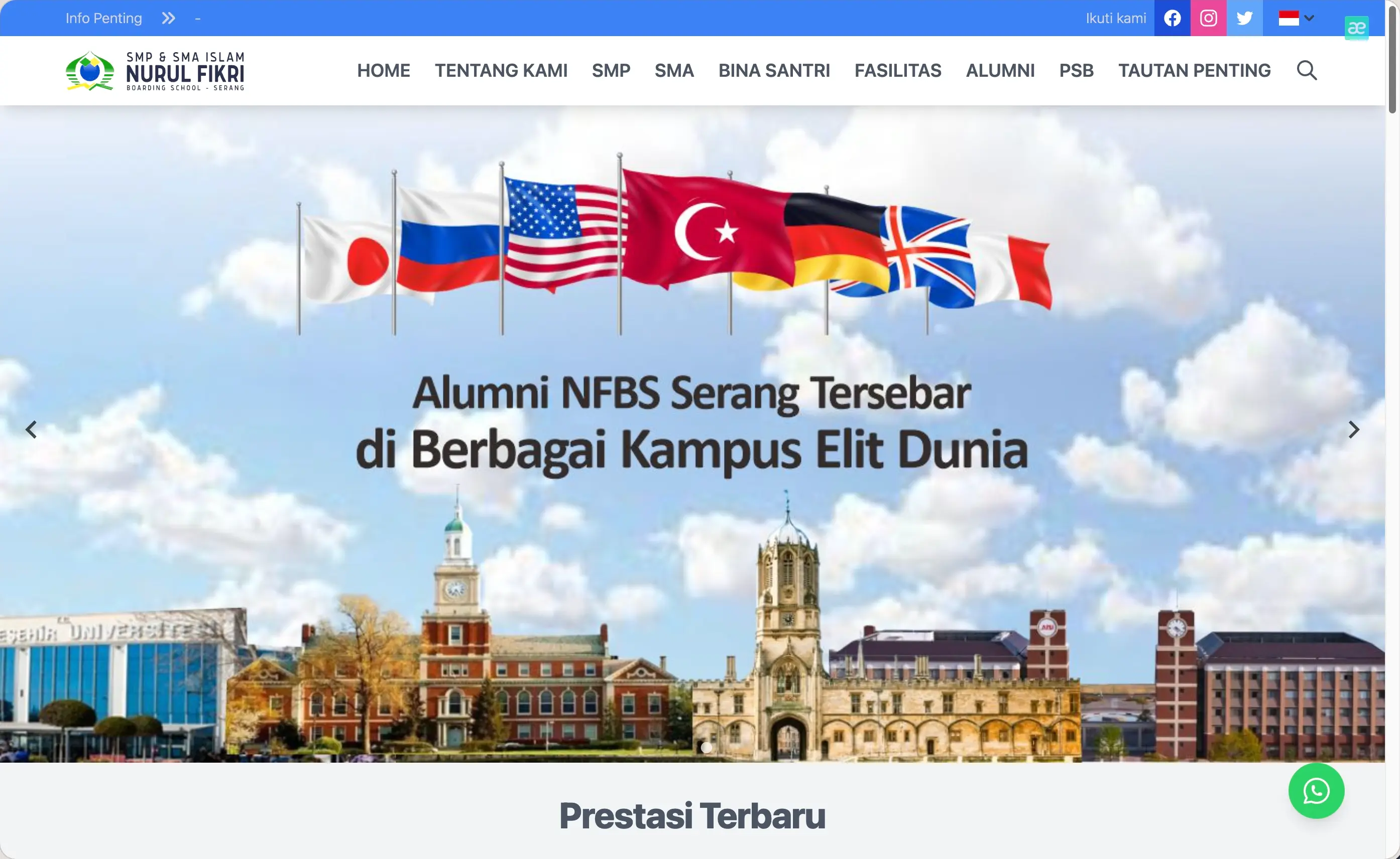 NFBS Serang Website